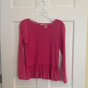 Isaac Mizrahi Fuchsia Knit Top